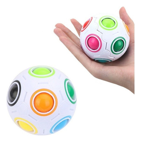 Fun Fidget Magic Rainbow Ball Puzzle Bola Regalo 4 Piezas