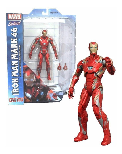 Homem De Ferro Mark 46  Civil War  Marvel Select  Cod. 18283