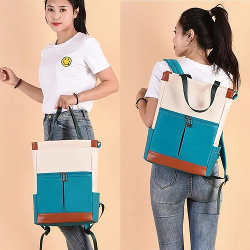 Mochila Impermeable Para Portátil De Gran Capacidad Para Muj