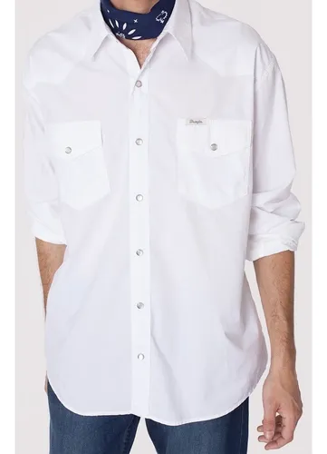 crear Herméticamente ala Camisa Jean Wrangler Hombre Blanca | MercadoLibre 📦