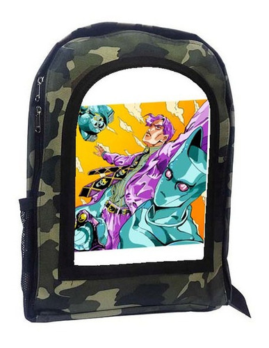 Mochila Camuflada Jojo's Bizarre Adventure A55