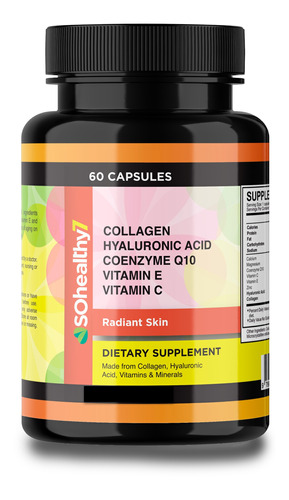 Suplemento En Capsulas Radiant Skin 60 Capsulas Sohealthy7