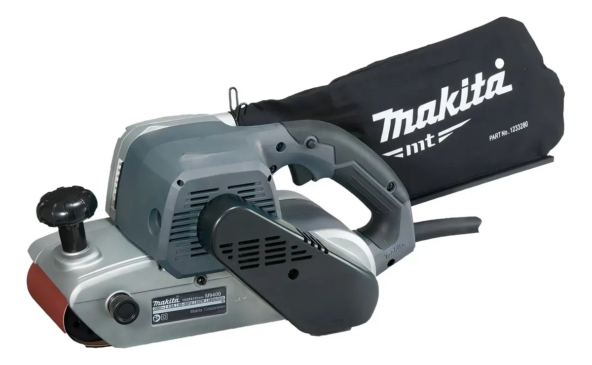 Lixadeira profissional de banda Makita MT M9400G cinza 940W
