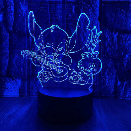 Animal Dibujo Animado Stitch Lilo And Anime Figura 3d Cr