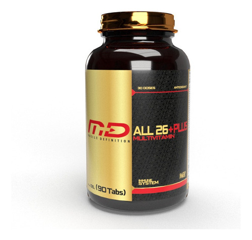 Multivitamínico All 26 + Plus 90 Caps Md Muscle Definition