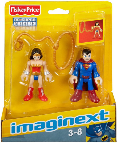 Imaginext Superman & Mujer Maravilla Ww Fisher Price Mattel