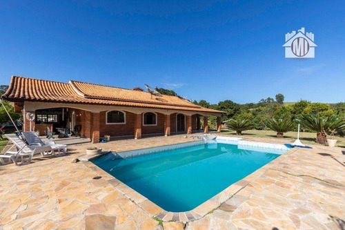 Imagem 3 de 30 de Linda Chácara Arborizada, Lago, Rio Nos Fundos, Piscina, Acesso Asfaltado, 6 Dormitórios À Venda, 6000 M² Por R$ 850.000 - Zona Rural - Pinhalzinho/sp - Ch1206
