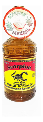 Tequila Scorpion Reposado Mezcal 100% Agave Com Escorpião