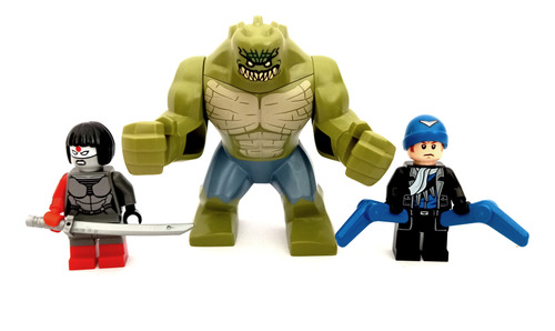 Lego Minifiguras Dc Killer Croc, Cap. Boomerang, Katana