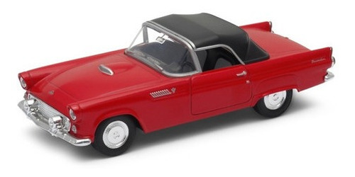 Welly 1:34 1955 Ford Thunderbird (hard-top) Rojo 42366h-cw