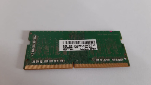 Memoria Sodimm 4gb Ddr4 2666mhz 1.2v Notebook Samsung