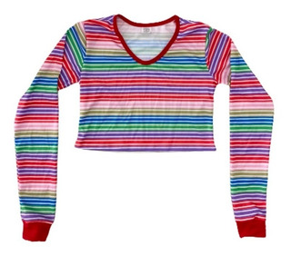 camisa do chucky listrada