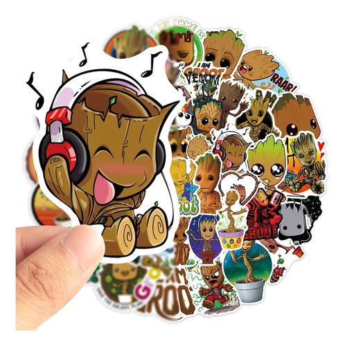 Stickers 50 Sticker Groot / Calcomanias / Pegatinas