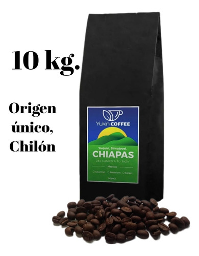 Café De Altura 100% Arabigo De Chiapas, Chilón 10kg. 