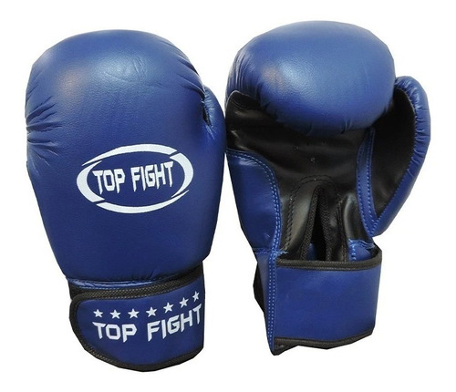 Guantes De Boxeo Top Fight Color Azul *varios Talles