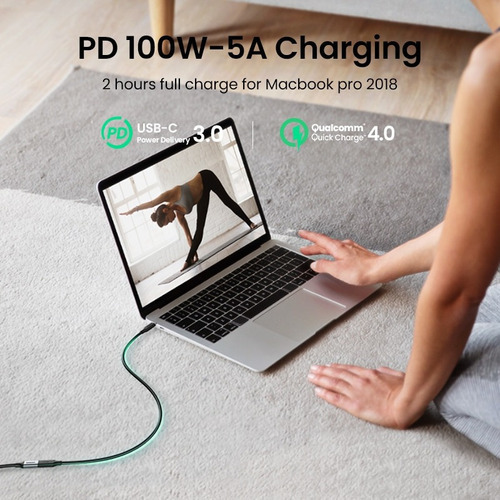Cable Extensor Ugreen 10387 Usb C - Usb C 3.1 Thunderbolt 3