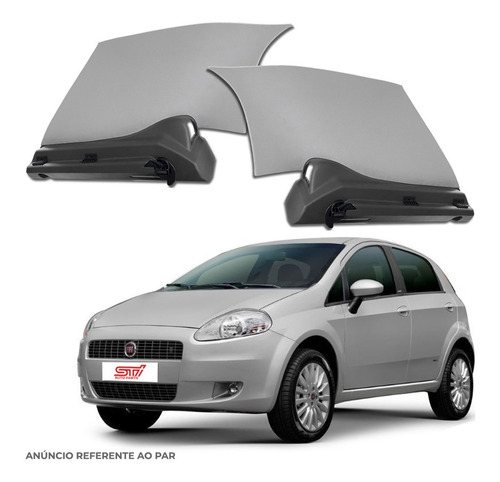 Par Suporte Tampão Porta Malas Fiat Punto Hlx 2008