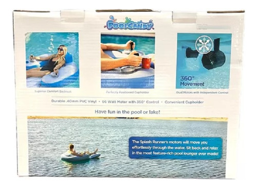 Flotador Inflable Sillón Alberca Motorizado Cama Piscina Msi
