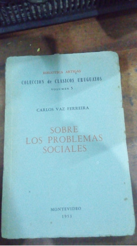 Libro  Sobre Los Problemas Sociales