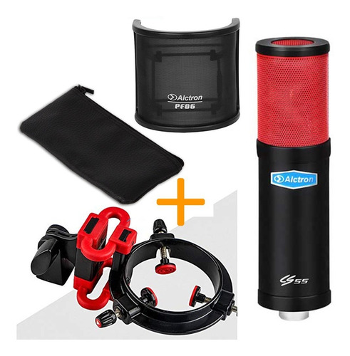 Imagen 3 de 6 de Micrófono Condensador Alctron Cs55 Cardioide No Usb Samson