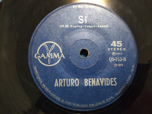 Vinilo Single De Arturo Benavides - Desiderata ( E113