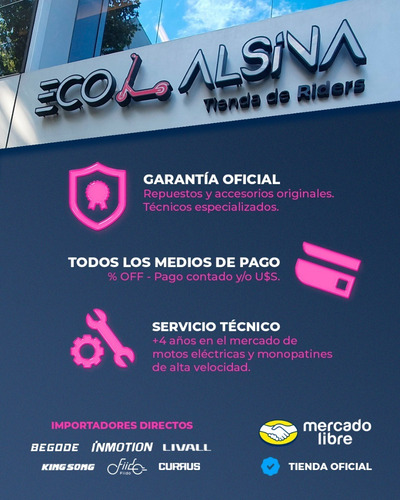 Imagen 8 de 10 de Monopatín Eléctrico Inmotion Air 30km/ah / Eco Alsina