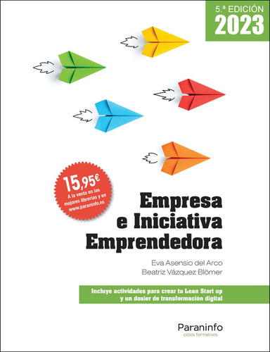 Empresa E Iniciativa Emprendedora 4ãâª Edicion, De Asensio Del Arco, Eva. Editorial Ediciones Paraninfo, S.a, Tapa Blanda En Español