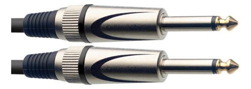 Stagg Deluxe Coil P10xP10 Cable recto 3 m SGCC3DL color negro