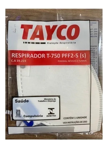 12 Uni Mascara Respirador N95 Pff2-s Com Ca 39219 Inmetro