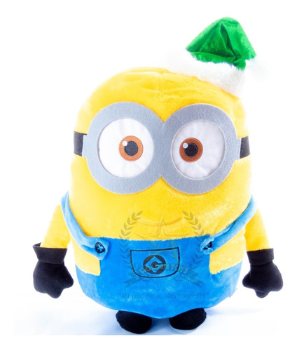 Peluche Gigante Minions Bob Navidad Sombrero Ver Golden Toys