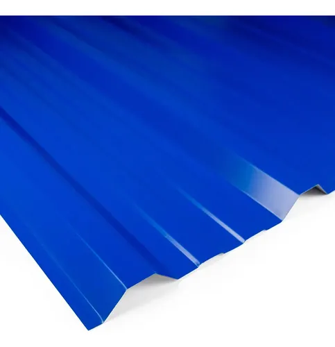 Chapa Color Azul Trapezoidal C-25 (0,5 Mm) X 8,50 Metros
