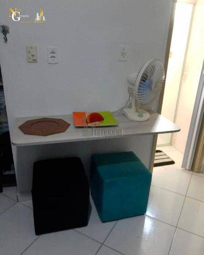 Imagem 9 de 10 de Kitnet Com 1 Dormitório À Venda, 28 M² Por R$ 98.000,00 - Ocian - Praia Grande/sp - Kn0079