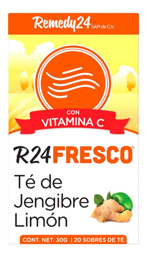 Té Funcional Remedy24 Fresco 20 Sobres 30g