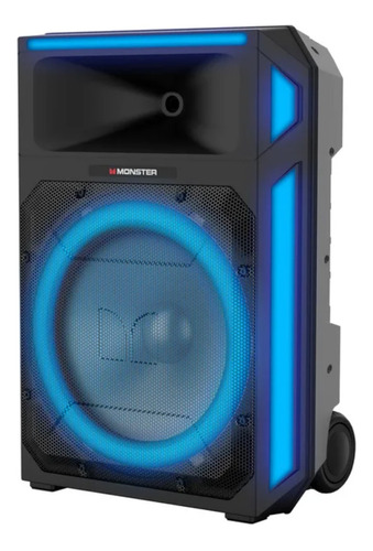 Bocina Amplificada Monster X6 Bluetooth Micrófono Led 