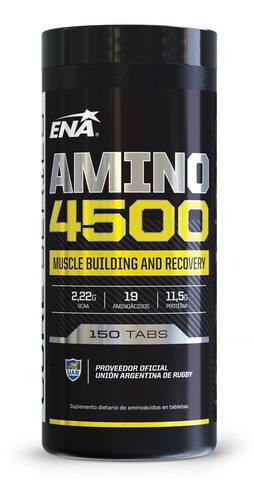 Amino 4500 Para Crecimiento Muscular X 150 Tabletas Ena