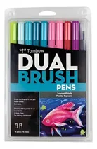 Comprar Set 10 Marcadores Doble Punta Fina\u002Fpincel Tropical Tombow