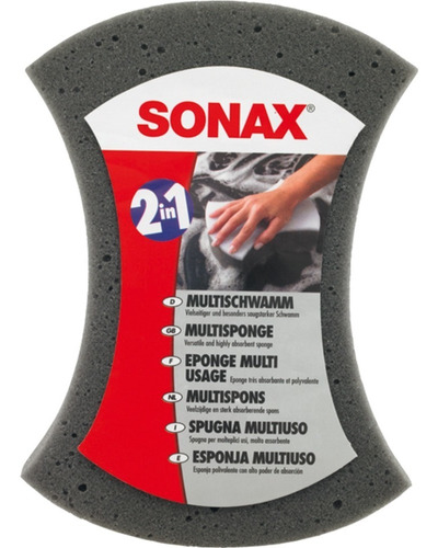 Esponja Multiuso Sonax 2 En 1 Lavado De Autos Profesional