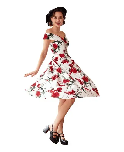 Vestido Vintage Pin Up, Swing Y Años 50, Rockabilly Va 147