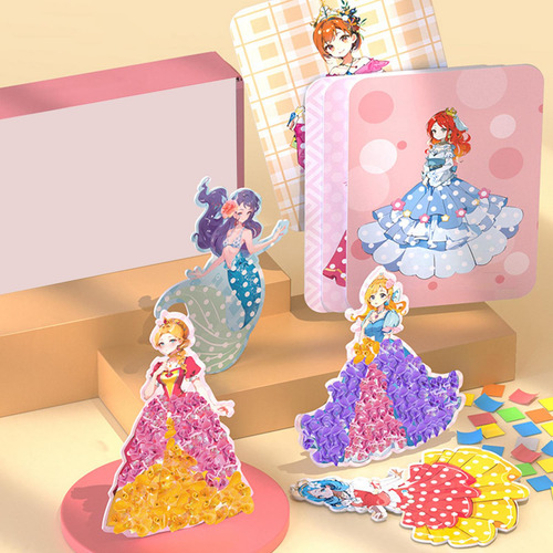 Princesa Vestir Actividad Libro Niños Arte Estilo D