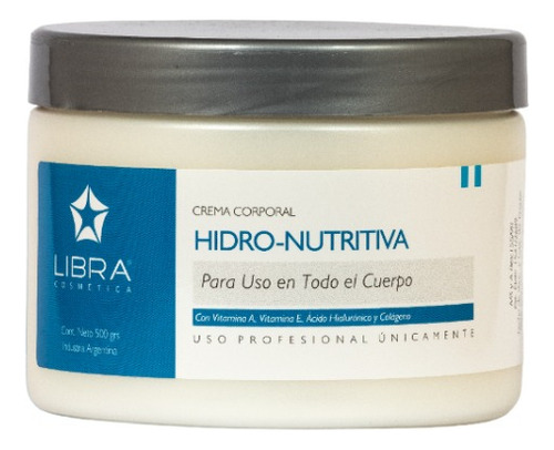 2 Crema Hidronutritiva Regeneradora 500gr. - Libra Cosmetica Fragancia Suave