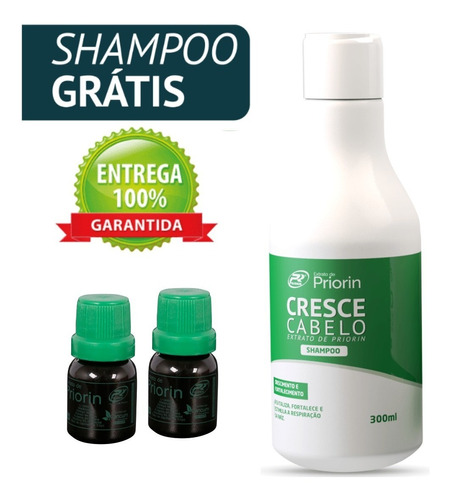  Kit C/ 2 Extrato De Priorin + Shampoo Promoção Especial