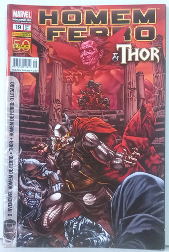 Hq Marvel Homem De Ferro & Thor 19 Por Matt Fraction Panini (Usado)