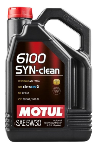 Aceite 5w-20 Motul 6100 Save-lite Dexos1  5 Litros