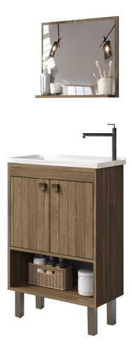 Mueble Vanitorio 2 Puertas 60 Cm Br Livingood