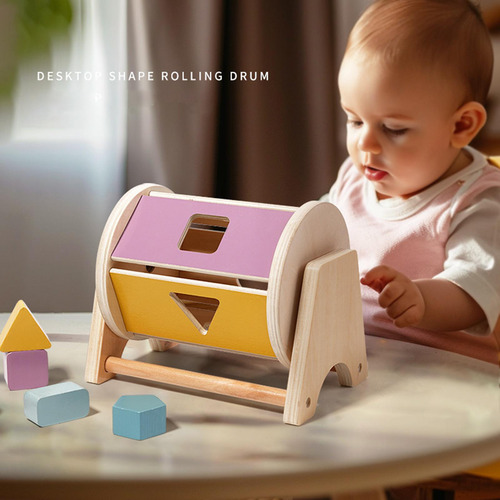 Tambor Giratorio Montessori De Desarrollo Temprano Para