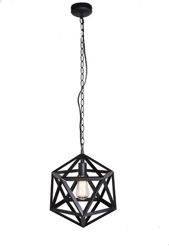 Lampara Colgante Geometrica Incl Ampolleta Led Vintage