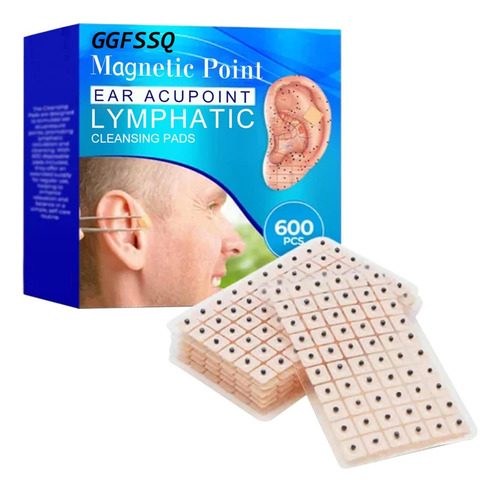 600 Piezas De Semillas De Oído Kit De Acupuntura Acupresión