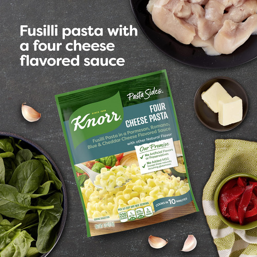 Guarniciones De Pasta Cuatro Quesos 4.1 Oz Paquete De 8