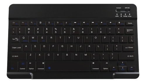 Teclado (bk) Mini Teclado Recargable Compatible Con Bluetoot