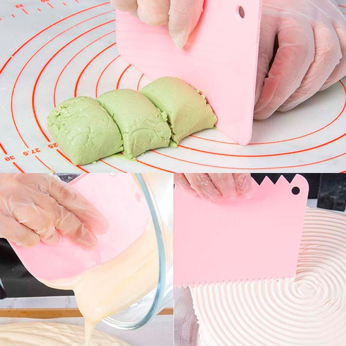 Juego Espátulas Peine Pasteles Raspe Alisador Fondant